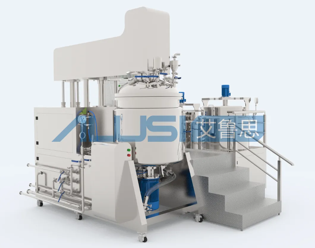 50L Bottom Homogenizer Vacuum Emulsifying Mixer Machine for Pharmacy Daily Chemistry Cosmetics Shampoo Cream