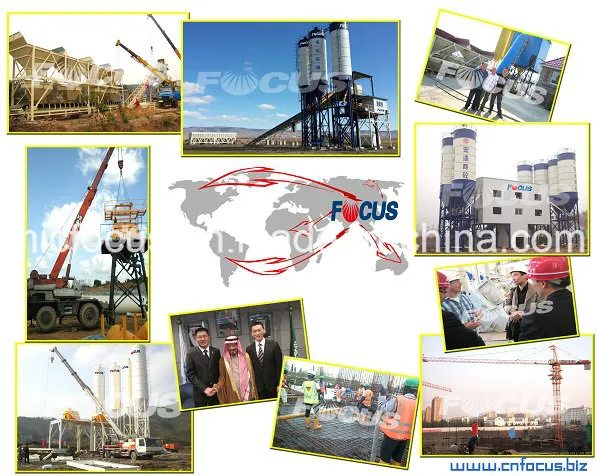 Factory Sales Hzs 90 Concrete Mixing Plant