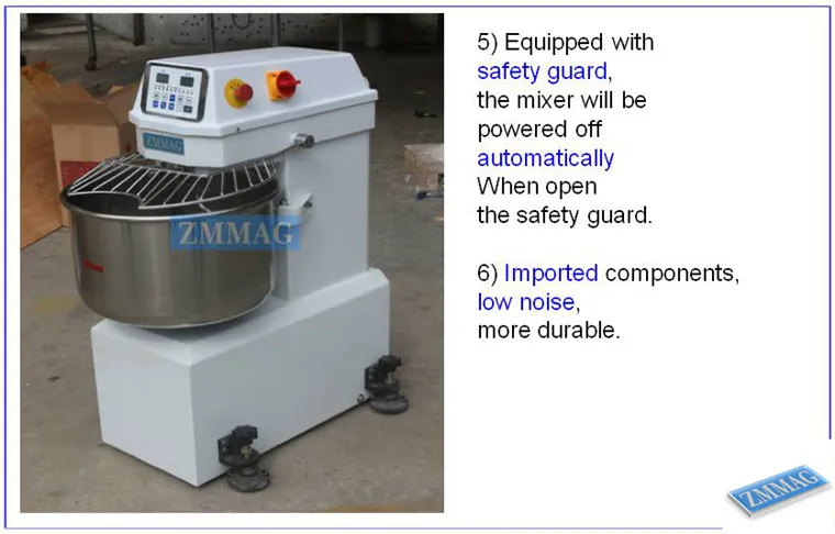 Italy Dough Former Spiral Mixer Vancouver Vs Planetary Mixer Philippines (ZMH-50)