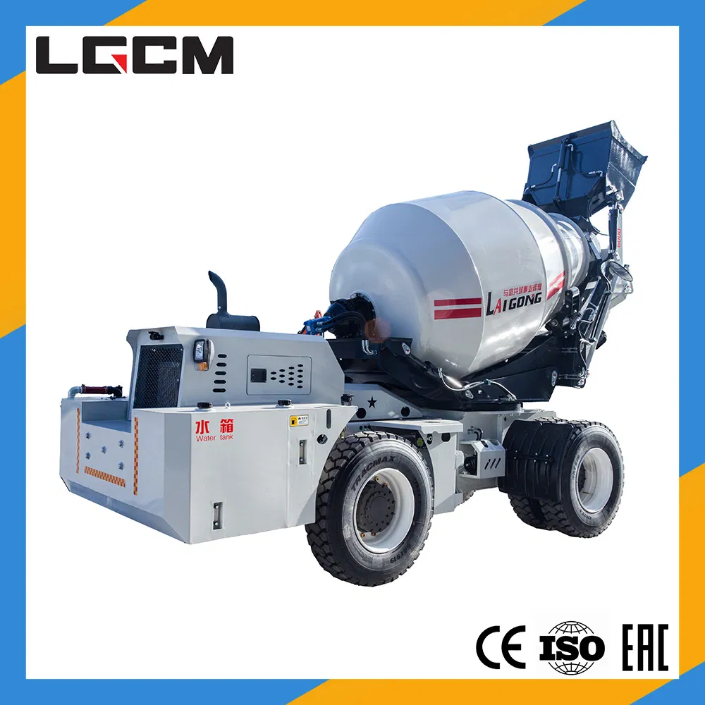 Lgcm Price of 3 Cubic Meters Mobile Concrete Mixer Truck