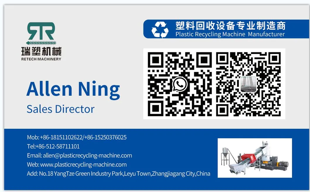 Plastic Waste Recycling Machine Plant Recycled Plastic PP PE LDPE LLDPE Film Washing Line