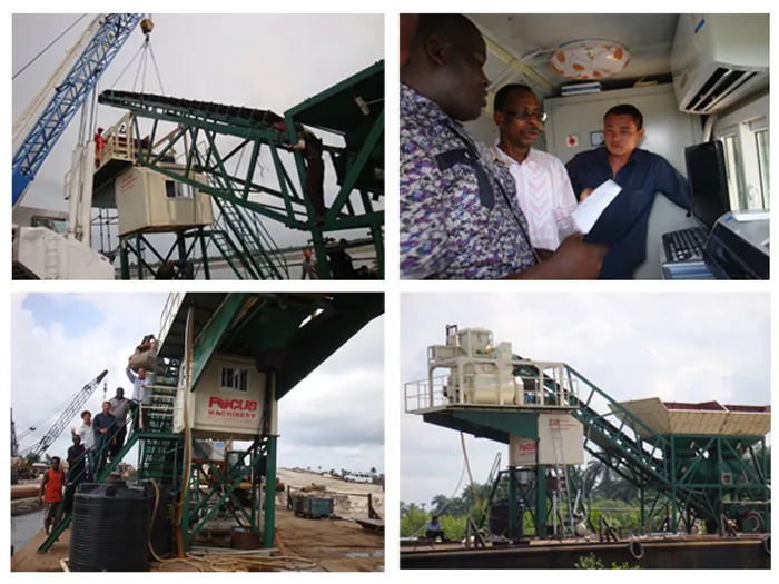 Portable Mobil Concrete Mixing Plant with Capacity 60cmb Per Hour