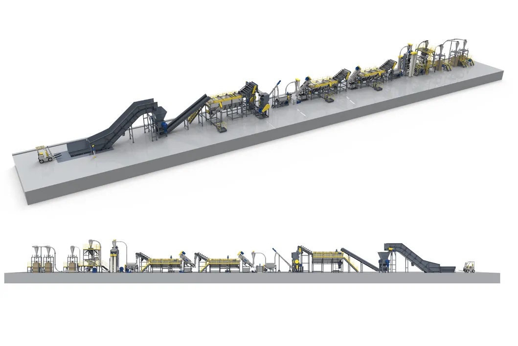 Rigid Plastics Recycling Production Line