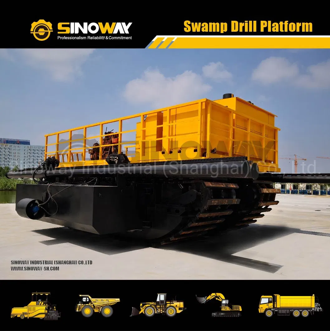 Self Propelling Jack up Platform Pontoons with Power Spuds for Sea Use