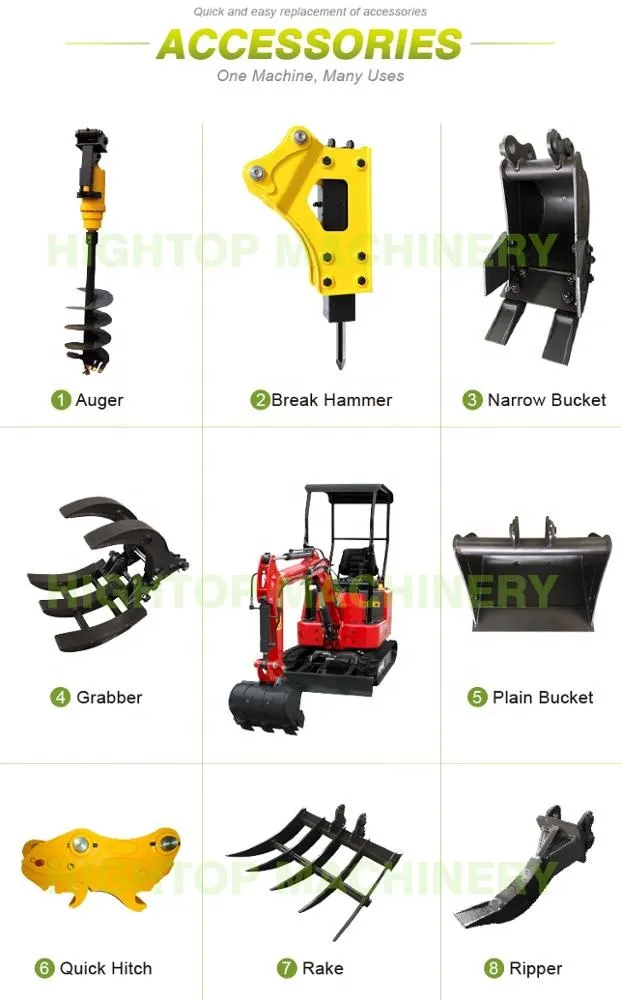 Small Escavator Mini Bucket Excavator